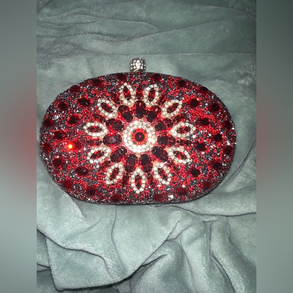 Brand New Ramla Red Crystal Bag